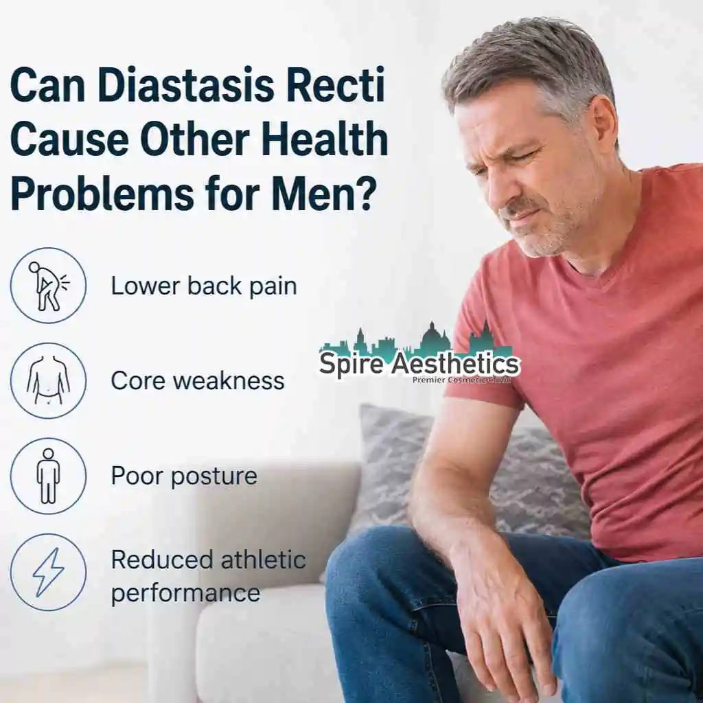 Can Diastasis Recti Cause Other Health Problems for Men Harrow?