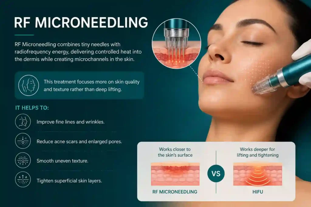 What Does RF Microneedling Do That HIFU Alone Cannot Harrow